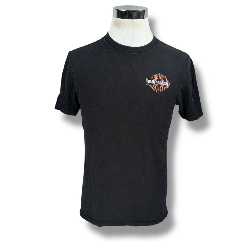 Harley Davidson Rommel Bike Fest 2014 T-Shirt Men’s Medium Black Pin Up Girl Tee